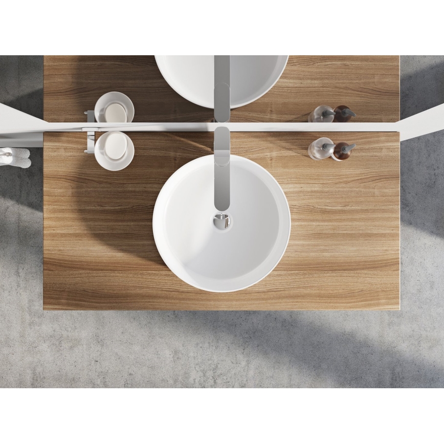 Ravak XJX01140002 - Επιτραπέζιος νιπτήρας UNI SLIM Ø 40 cm κεραμικός/λευκός