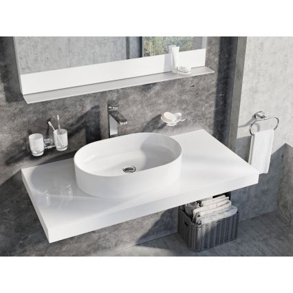 Ravak XJX01155001 - Επιτραπέζιος νιπτήρας CERAMIC SLIM 55x37 cm κεραμικό/λευκό