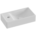 Ravak XJXL1240000 - Επιτοίχιος νιπτήρας VEDA 40,8x22,2 cm κεραμικός/λευκός
