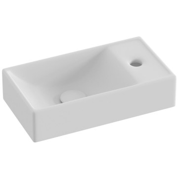 Ravak XJXP1240000 - Κρεμαστός νιπτήρας VEDA 40,8x22,2 εκ. κεραμικός/λευκός