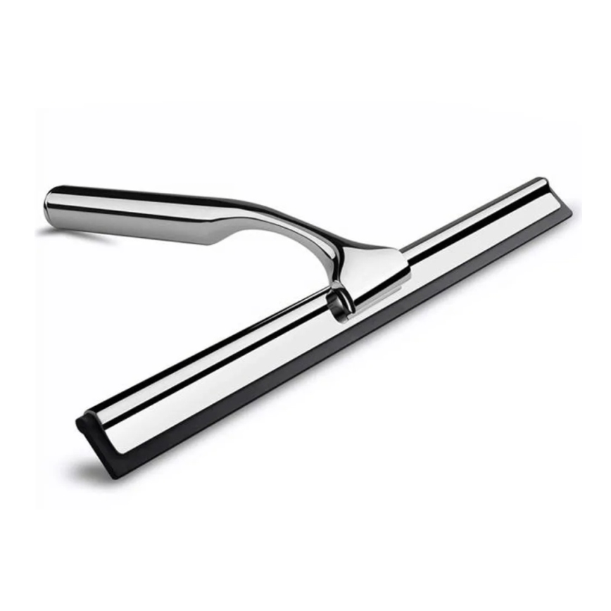 REA-70000 - Ξύστρα γυαλιού με βάση, σε γυαλιστερό χρώμιο