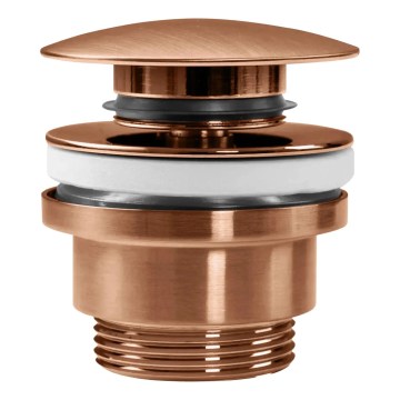 REA-A5632 - Βαλβίδα για νιπτήρα CLICK-CLACK, διάμ. 6,4 εκ., βουρτσισμένος χαλκός