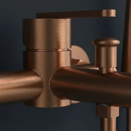 REA-B0973 - Σετ μπανιέρας ONTARIO σε βουρτσισμένο χαλκό