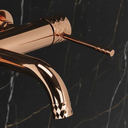 REA-B0980 - Σετ μπαταρίας για μπανιέρα LUNGO DIAMOND, βουρτσισμένος χαλκός