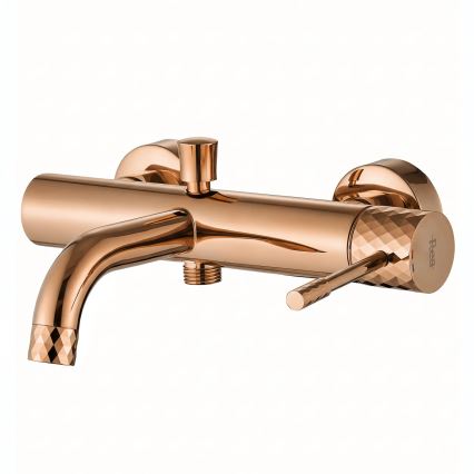 REA-B0980 - Σετ μπαταρίας για μπανιέρα LUNGO DIAMOND, βουρτσισμένος χαλκός