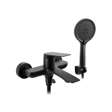 REA-B1128 - Σετ μπανιέρας AVALON μαύρο