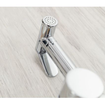 REA-B4106 - Μπαταρία μπιντέ με ντους χειρός για εντοιχισμένη εγκατάσταση LUNGO γυαλιστερό χρώμιο