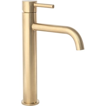 REA-B4526 - Μίκτης νιπτήρα LUNGO 28 εκ. σε σατινέ χρυσό