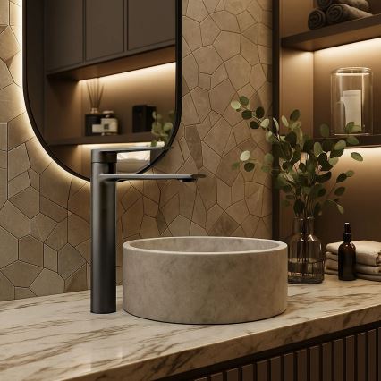 REA-B4584 - Μπαταρία νιπτήρα STORM 29,5 εκ. τιτάνιο