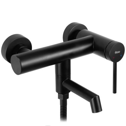 REA-B5099 - Σετ μπανιέρας FOSS μαύρο ματ
