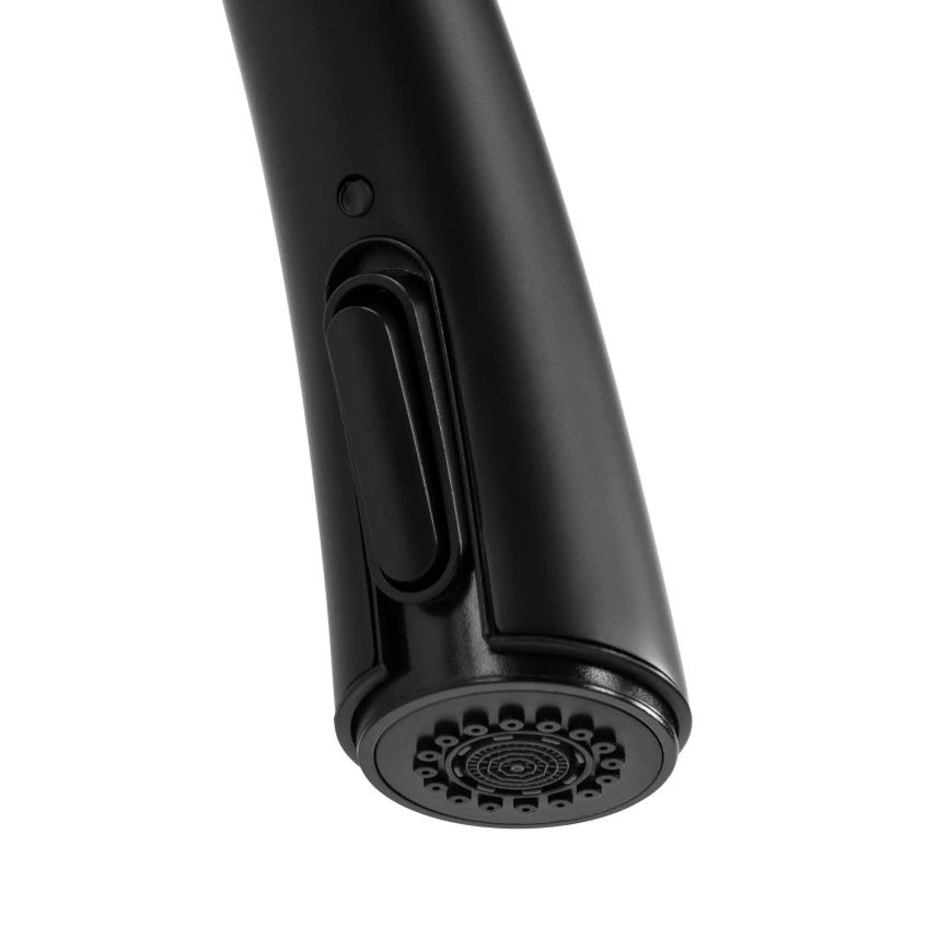 REA-B5313 - Μπαταρία κουζίνας με εξαγώγιμη κεφαλή ψεκασμού ROSS 43 cm μαύρη