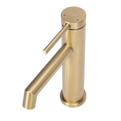 REA-B5316 - Μπαταρία νιπτήρα FOSS 20,5 εκ. σε βουρτσισμένο χρυσό φινίρισμα