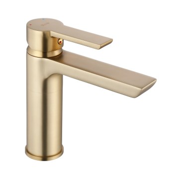 REA-B6410 - Μπαταρία νιπτήρα ARGUS 16 εκ., βουρτσισμένο χρυσό