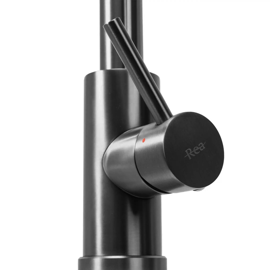 REA-B7437 - Μπαταρία κουζίνας με ανασυρόμενο ψεκαστήρα FRESH 45 cm τιτάνιο