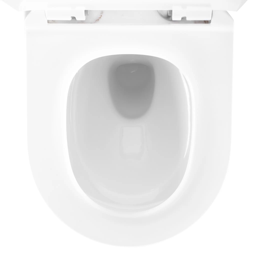 REA-C6390 - Επιτοίχιο WC με κάθισμα CARTER TORNADO RIMLESS κεραμικό/απομίμηση πέτρας