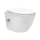REA-C9701 - Επιτοίχιο WC με ψεκαστήρα μπιντέ και κάθισμα CARLO LUX κεραμικό/λευκό