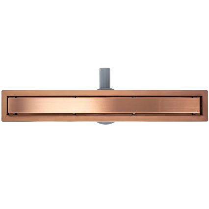 REA-G4800 - Κανάλι αποστράγγισης NEOX PRO 60 cm, φινίρισμα βουρτσισμένου χαλκού