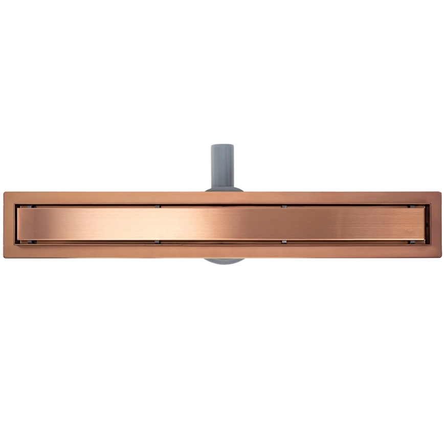 REA-G4801 - Γραμμικό κανάλι αποστράγγισης NEOX PRO 70 cm, βουρτσισμένος χαλκός