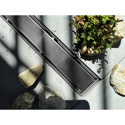 REA-G5807 - Γραμμική σχάρα αποστράγγισης NEOX PRO 60 cm, ανοξείδωτο ατσάλι