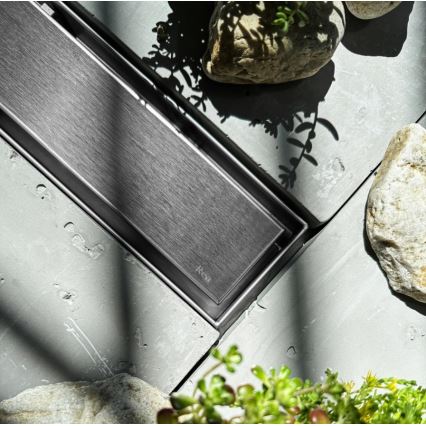 REA-G5809 - Γραμμική σχάρα αποστράγγισης NEOX PRO 80 cm, ανοξείδωτο ατσάλι