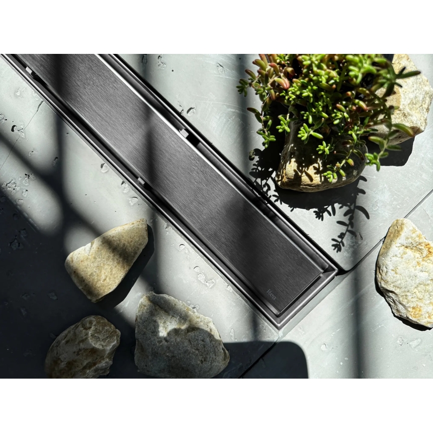 REA-G5810 - Κανάλι αποστράγγισης NEOX PRO 90 cm νίκελ