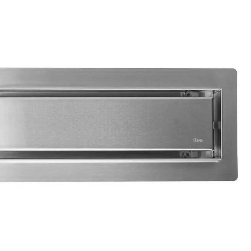 REA-G5811 - Γραμμικός αποχετευτικός καναλός NEOX PRO 100 cm νίκελ