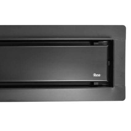 REA-G6605 - Κανάλι αποστράγγισης PURE NEOX 100 cm ματ μαύρο