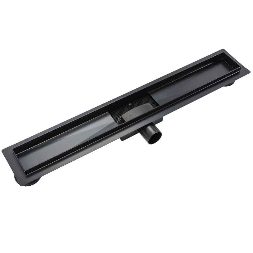 REA-G6605 - Κανάλι αποστράγγισης PURE NEOX 100 cm ματ μαύρο
