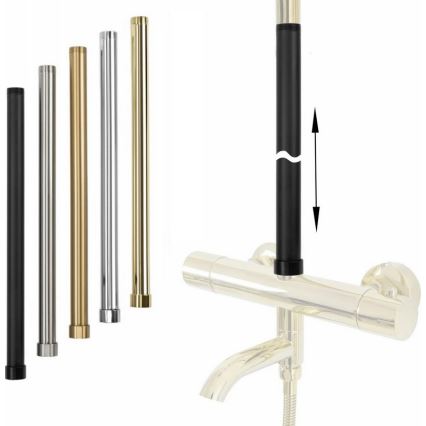 REA-K0891-Ράβδος επέκτασης για σετ ντους/μπανιέρας 51,5 εκ. σε βουρτσισμένο χρυσό