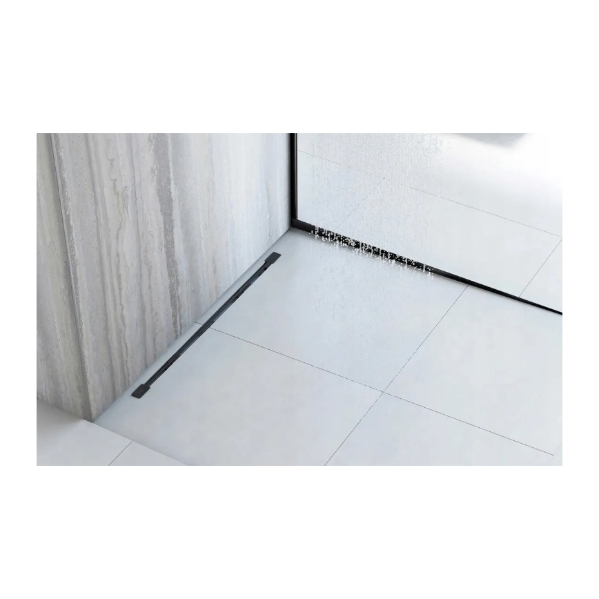 REA-K3218 - Προφίλ κλίσης 140 cm μαύρο