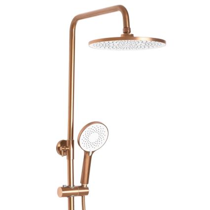 REA-P2418 - Σετ ντους με μίξερ AVALON, φινίρισμα βουρτσισμένου χαλκού