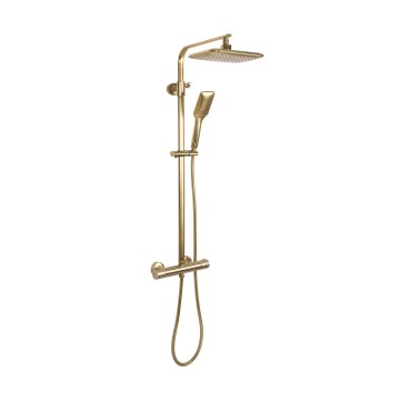 REA-P5004 - Σετ ντους με θερμοστατική μπαταρία TOM, σατινέ χρυσό