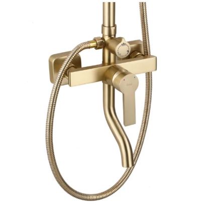 REA-P7841 - Σετ ντους με μίκτη ARGUS σε βούρτσισμένο χρυσό