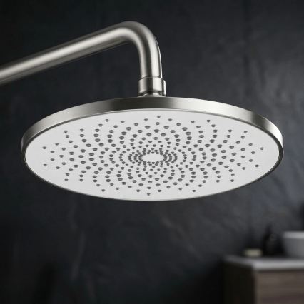 REA-P9498 - Σετ ντους με μίκτη RIVO σε σατινέ ατσάλι