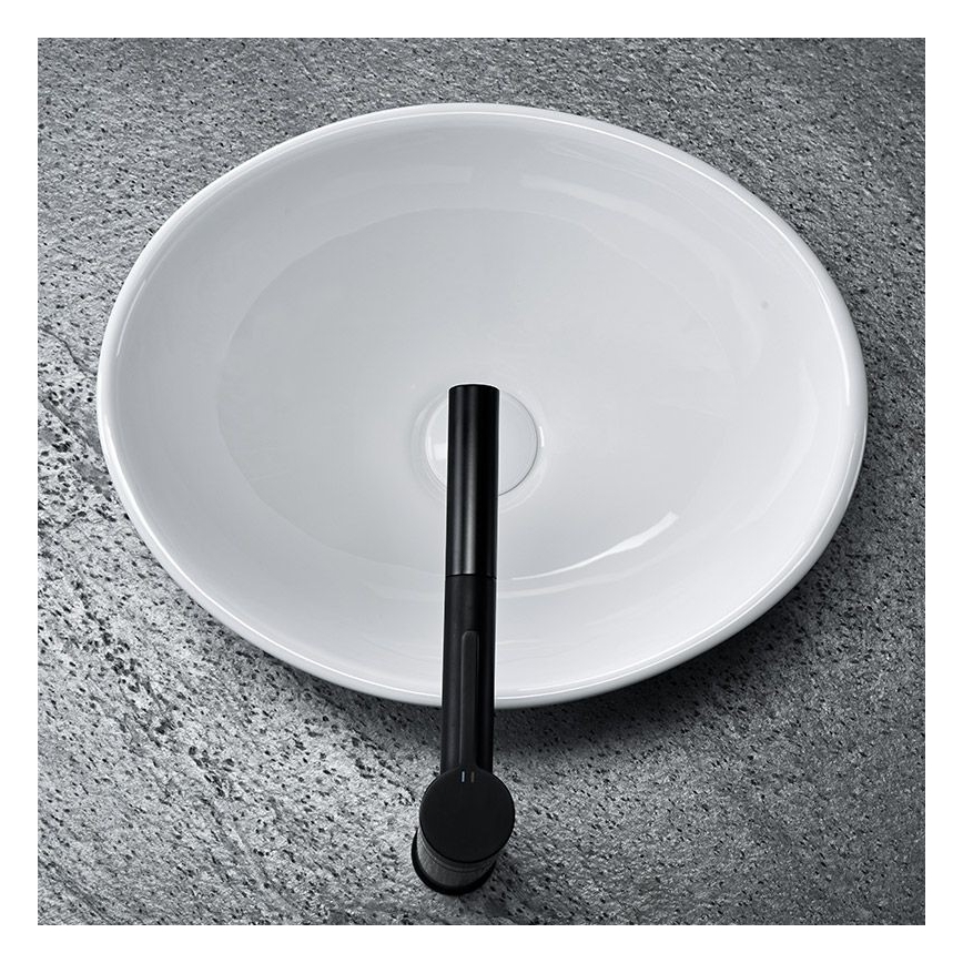 REA-U0133 - Νιπτήρας επιτραπέζιος SOFIA 34,5x41 cm κεραμικός/γυαλιστερό λευκό