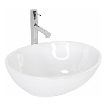 REA-U0133 - Νιπτήρας επιτραπέζιος SOFIA 34,5x41 cm κεραμικός/γυαλιστερό λευκό