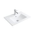REA-U0190 - Ενθετός νιπτήρας DAFNE 46,5x72 cm κεραμικός/γυαλιστερό λευκό
