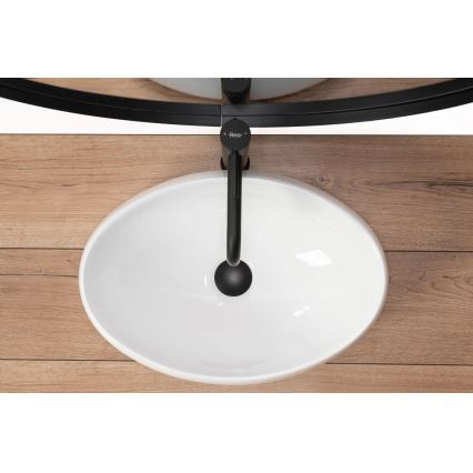 REA-U0462 - Νιπτήρας επιτραπέζιος LINDA 34x48,5 cm κεραμικός/γυαλιστερό λευκό