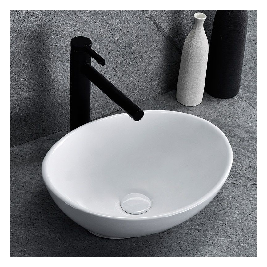 REA-U0623 - Επιτραπέζιος νιπτήρας SOFIA MINI 27x34 cm κεραμικός/γυαλιστερό λευκό