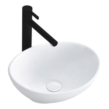 REA-U0623 - Επιτραπέζιος νιπτήρας SOFIA MINI 27x34 cm κεραμικός/γυαλιστερό λευκό