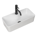 REA-U0699 - Νιπτήρας για πάγκο MERY 25x50,5 cm, κεραμικός σε γυαλιστερό λευκό