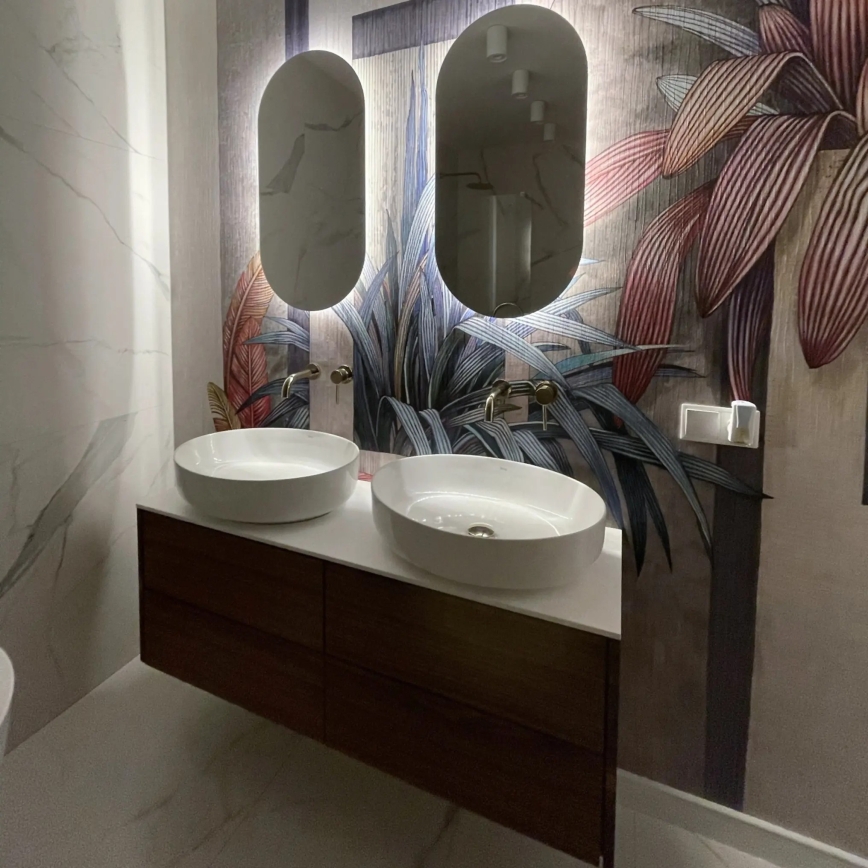 REA-U1223 - Νιπτήρας επιτραπέζιος QUEEN 41,5x55 cm κεραμικός/γυαλιστερό λευκό