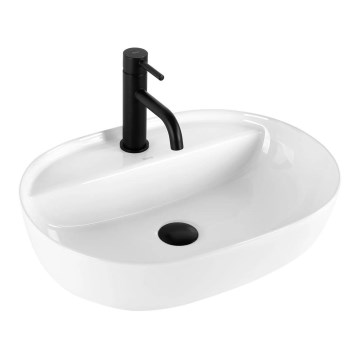 REA-U4620 - Επιτραπέζιος νιπτήρας AURA 38,5x50,5 cm κεραμικός/γυαλιστερό λευκό