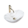 REA-U5063 - Επιτραπέζιος νιπτήρας ROYAL MINI 30x47 cm, κεραμικός, λευκός, σε απομίμηση πέτρας