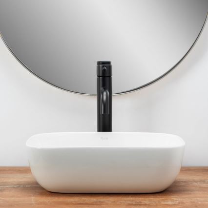 REA-U5667 - Επιτραπέζιος νιπτήρας BELINDA MINI 25x36 εκ. κεραμικός/γυαλιστερό λευκό