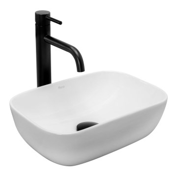 REA-U5667 - Επιτραπέζιος νιπτήρας BELINDA MINI 25x36 εκ. κεραμικός/γυαλιστερό λευκό
