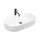 REA-U5801 - Επιτραπέζιος νιπτήρας NADIA 38,5x71 cm, κεραμικός σε γυαλιστερό λευκό