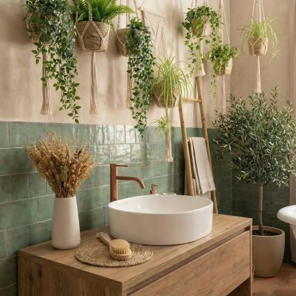 REA-U6370 - Νιπτήρας για πάγκο JOANA 38,5x50,5 cm, κεραμικός σε γυαλιστερό λευκό