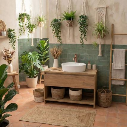 REA-U6370 - Νιπτήρας για πάγκο JOANA 38,5x50,5 cm, κεραμικός σε γυαλιστερό λευκό