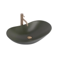 REA-U6372 - Νιπτήρας επιτραπέζιος ROYAL 35,5x61,5 cm κεραμικός/ελιά